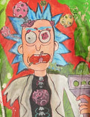 Rick Face Hand-Painted Jacket