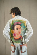 Frida Face Hand-Painted Jacket