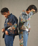 Deconstructed Men’s Flower Patch Crop Jacket