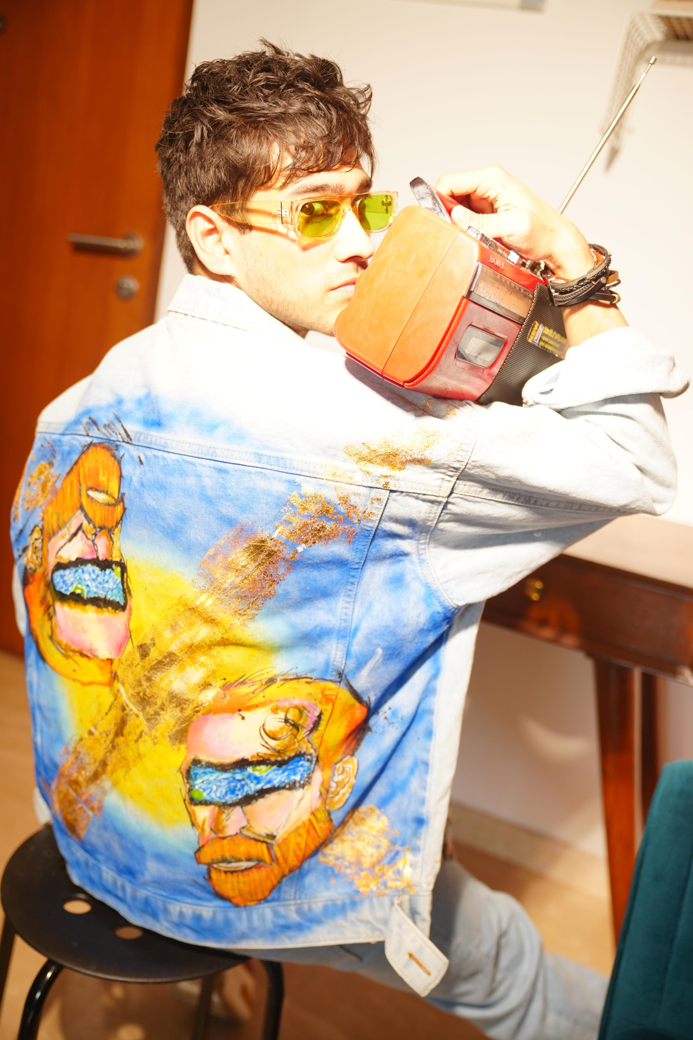 Painted Eclipsed Vision Van Gogh Jacket