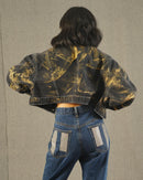 Gilded Rebel Crop Jacket