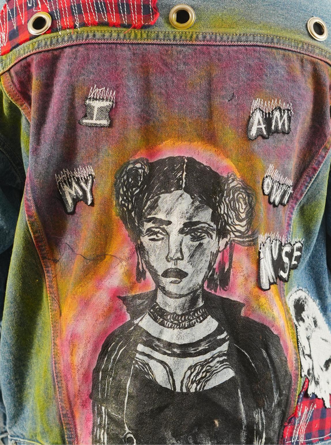 Gothic Frida Hand Painted Jacket