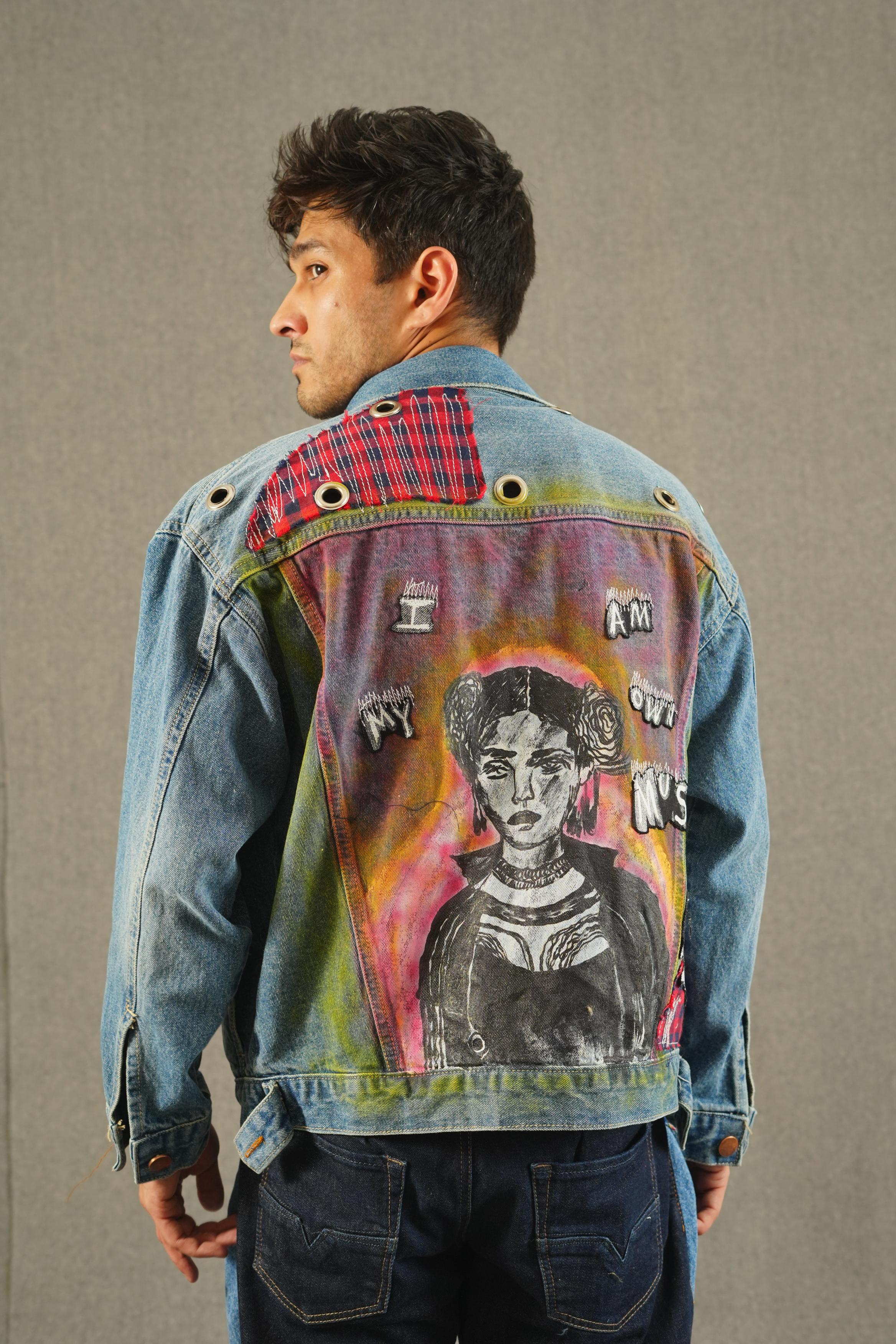 Gothic Frida Hand Painted Jacket