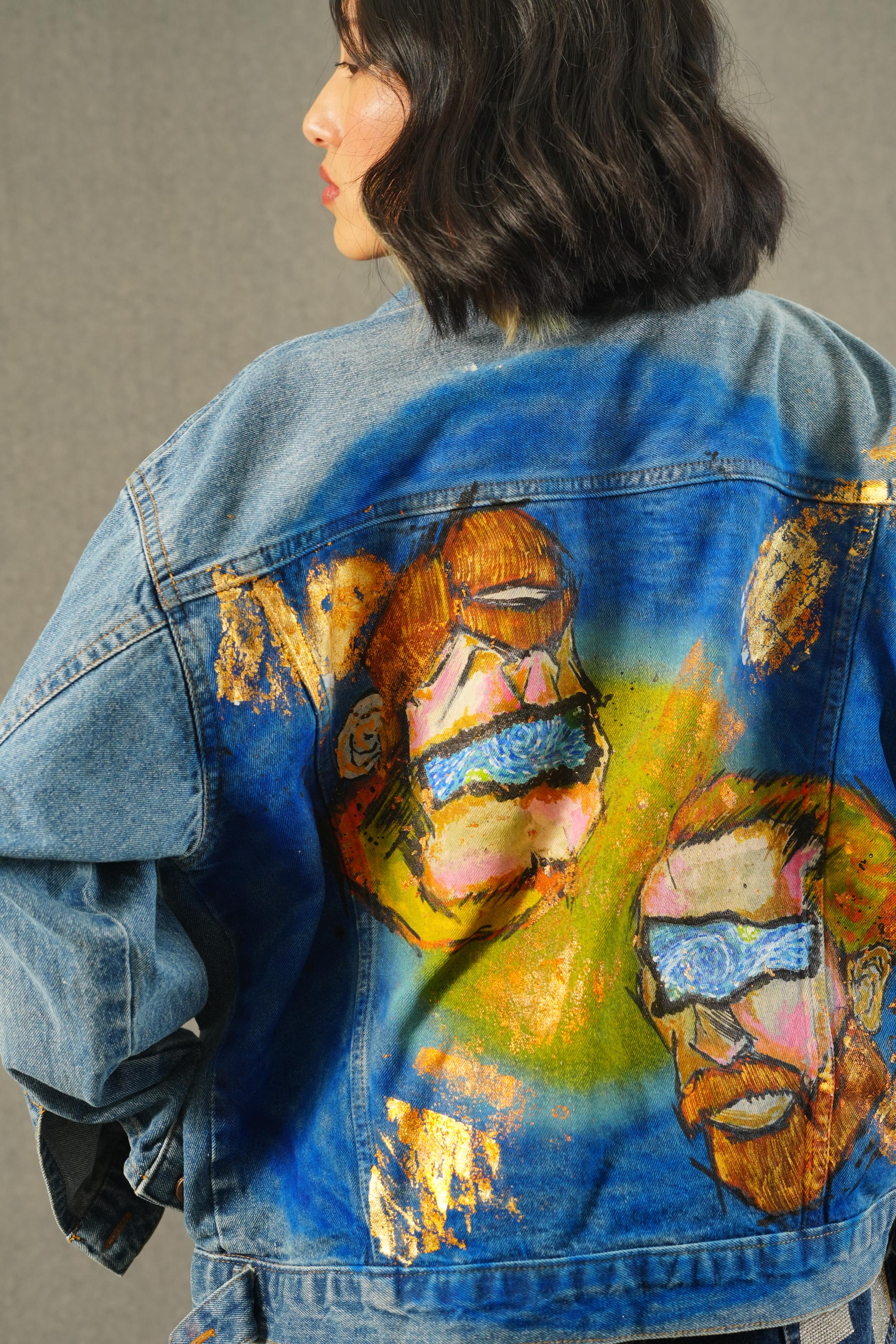 Painted Eclipsed Vision Van Gogh Jacket