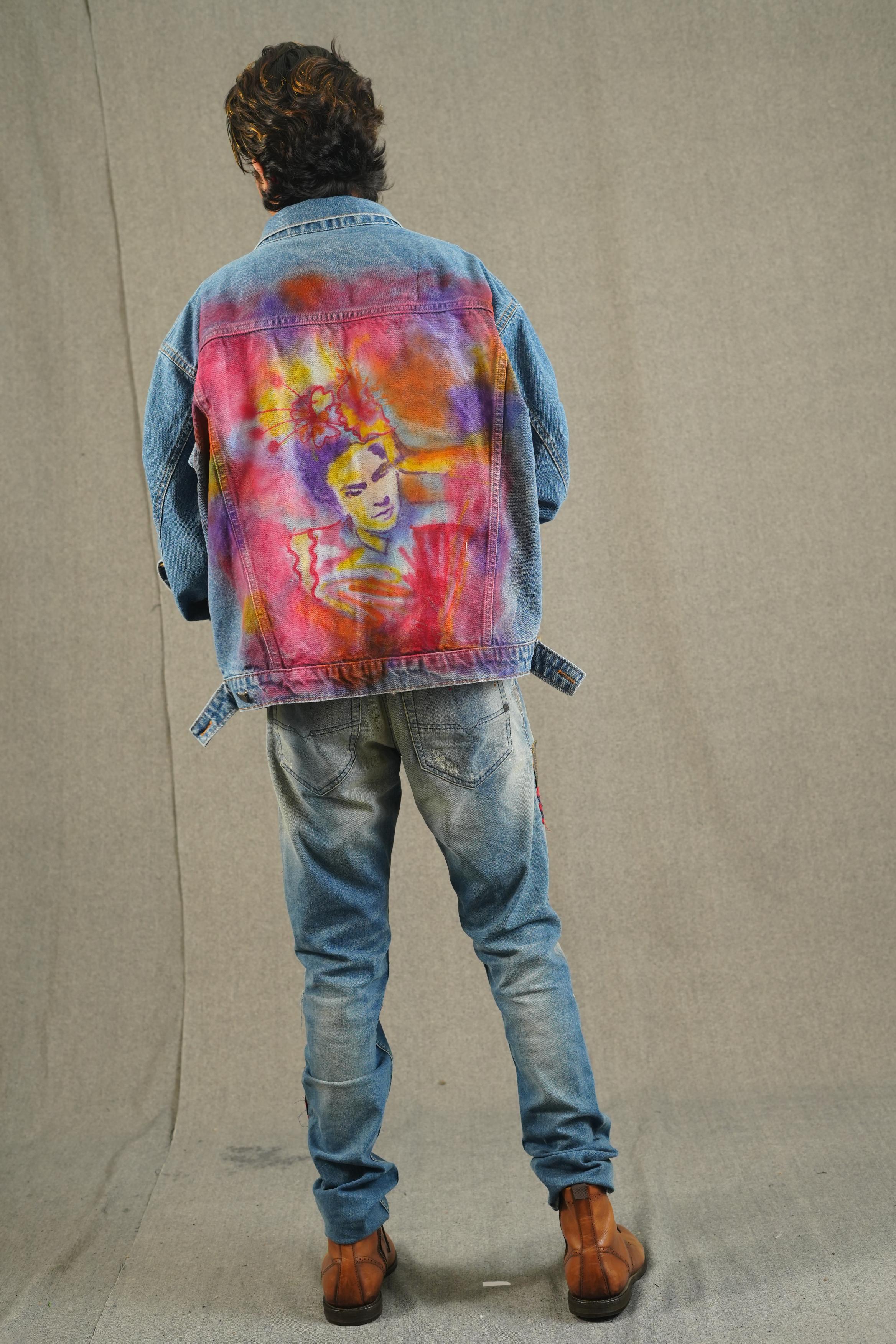 Frida Airbrush Painted Jacket