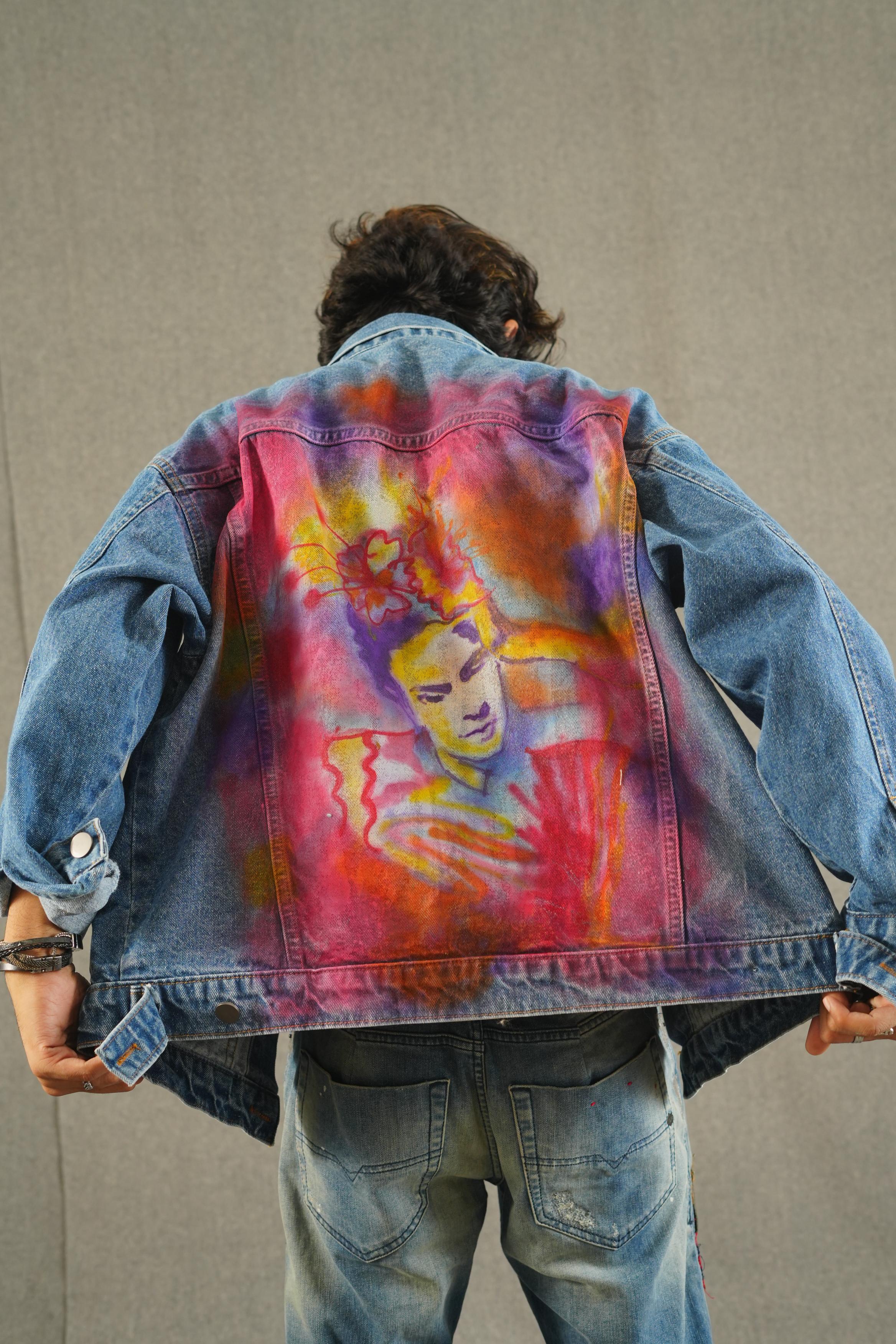 Frida Airbrush Painted Jacket