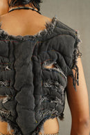 Unbound Goth Rib Cage Vest