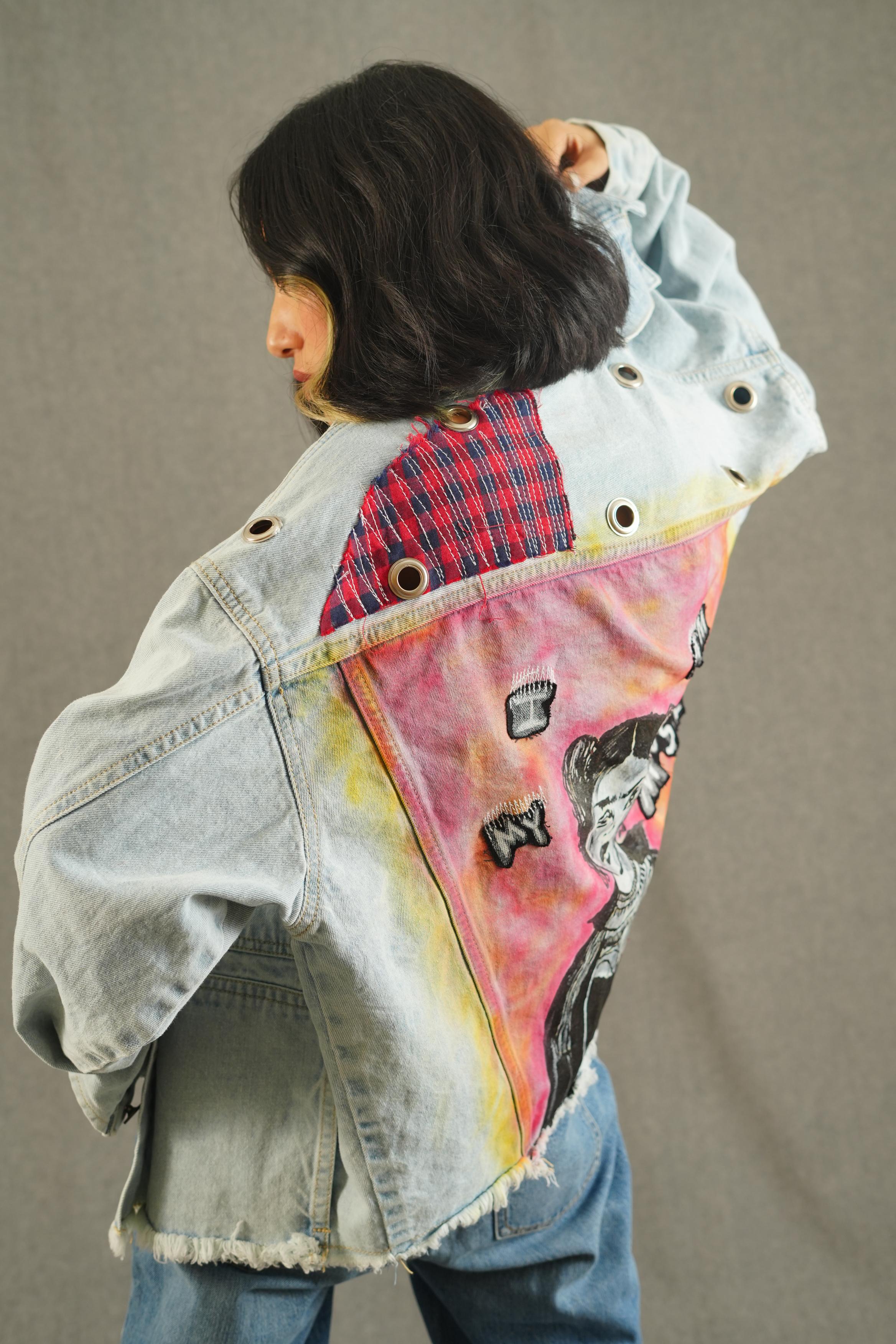 Mystic Muse Screen printed Frida Jacket