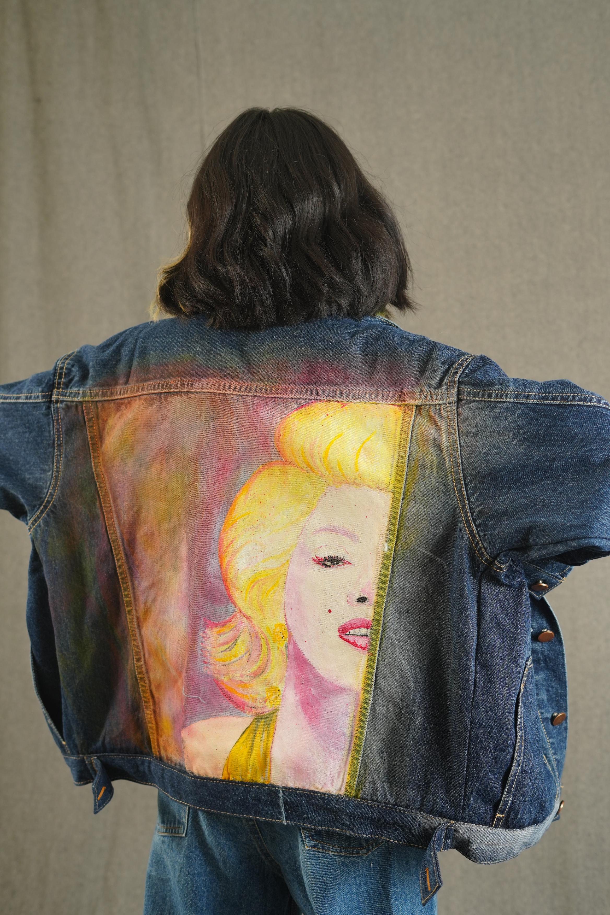 Dark Marlin Hand-Painted Jacket